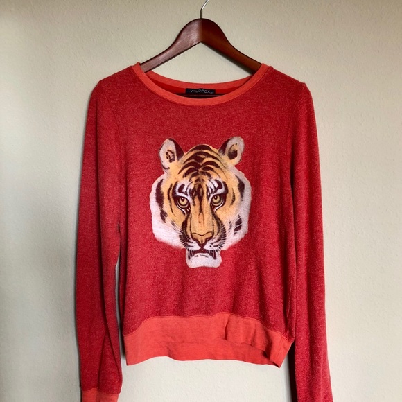 Wildfox Sweaters - Wildfox• Red Tiger Sweater
